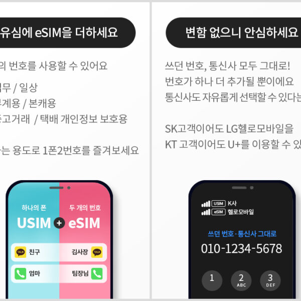 알뜰폰, eSIM, 요금제, eSIM개통방법, 알뜰폰장단점, 헬로모바일